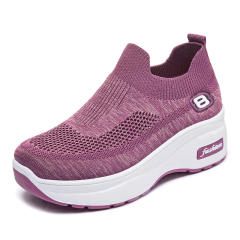 Wholesale Womens Flyknit Sport Shoes Mesh Sneakers Casul Shoes PQ-G-2117