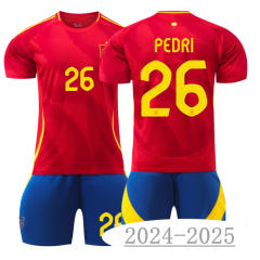 2024 UEFA Spain National Soccer Jersey Morata Home Football Fan Apparel PQ-ES555