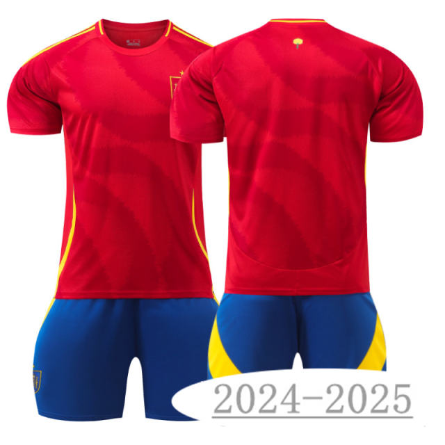 2024 UEFA Spain National Soccer Jersey Morata Home Football Fan Apparel PQ-ES555