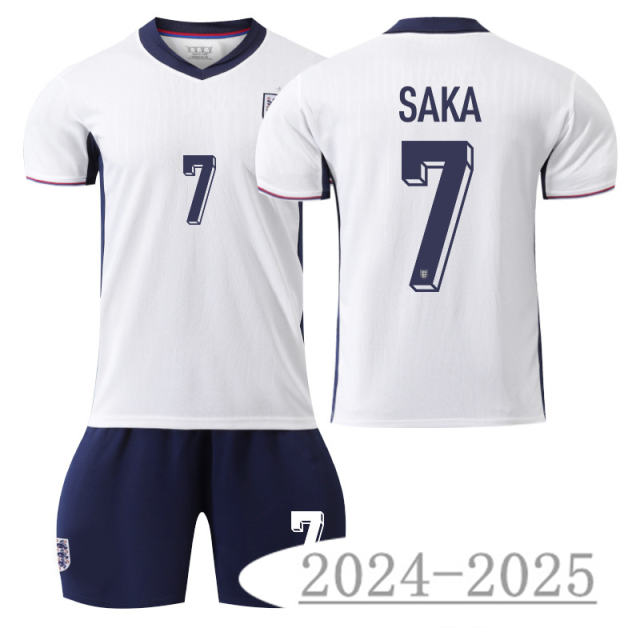 2024 England National Football Fan Apparel UEFA Saka Soccer Jersey PQ-EN555B
