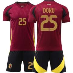 2024 Belgium National Football Fan Apparel UEFA Lukaku Soccer Jersey PQ-BE555