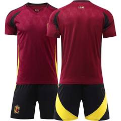 2024 Belgium National Football Fan Apparel UEFA Lukaku Soccer Jersey PQ-BE555