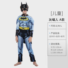 Kid Halloween Super Hero Costume Carnival Superhero Cosplay Jumpsuit PQ-HW985