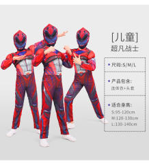 Kid Halloween Super Hero Costume Carnival Superhero Cosplay Jumpsuit PQ-HW985