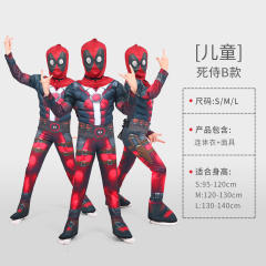 Kid Halloween Super Hero Costume Carnival Superhero Cosplay Jumpsuit PQ-HW985