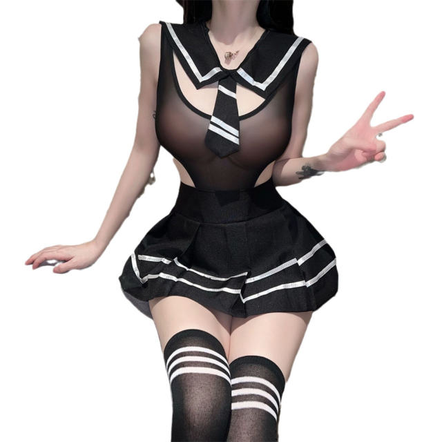 Carnival School Girl Dress Schoolgirl Cosplay Uniform Sexy Sailor Costume PQ-A340