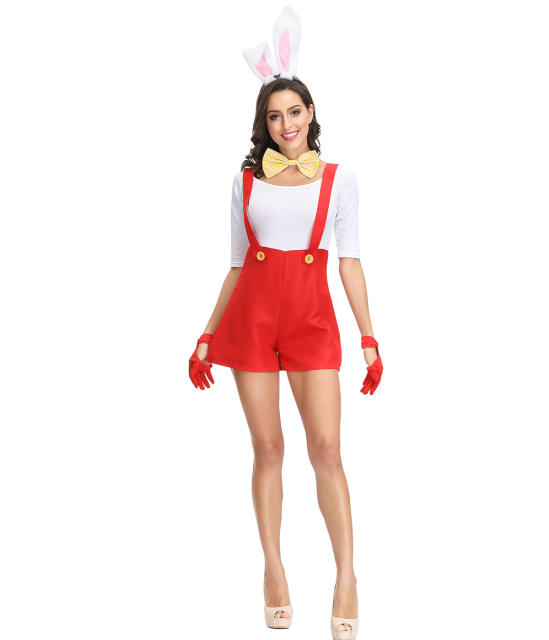 Sexy Bunny Girl Costume For Women Night Bar Rabbit Clubwear PQ19326