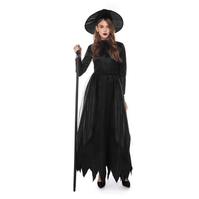 Halloween Witch Costume For Woman Carnival Devil Vampire Fancy Dress PQ19358