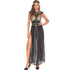 Halloween Queen Cleopatra Fancy Dress Ancient Egyptian Goddess Costume PQ18605