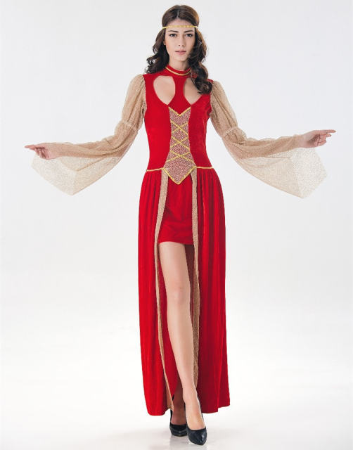 Halloween Arabic Girl Costume Ancient Greek Goddess Fancy Dress PQ9421