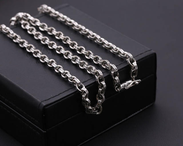 Paper Chains Necklaces 925 Sterling Silver 4 5 mm Width Links 45 50 55 60 65 70 75 80 cm Gothic Punk Handmade Designer Chain Fine Jewelry Accessories Gifts for Men Women