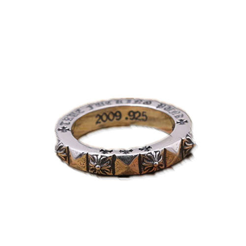 Crosses Band Rings Pyramid 925 Sterling Silver Gothic Punk Hip-Hop Vintage Antique Vintage Handmade Designer Luxury Jewelry Accessories Gifts