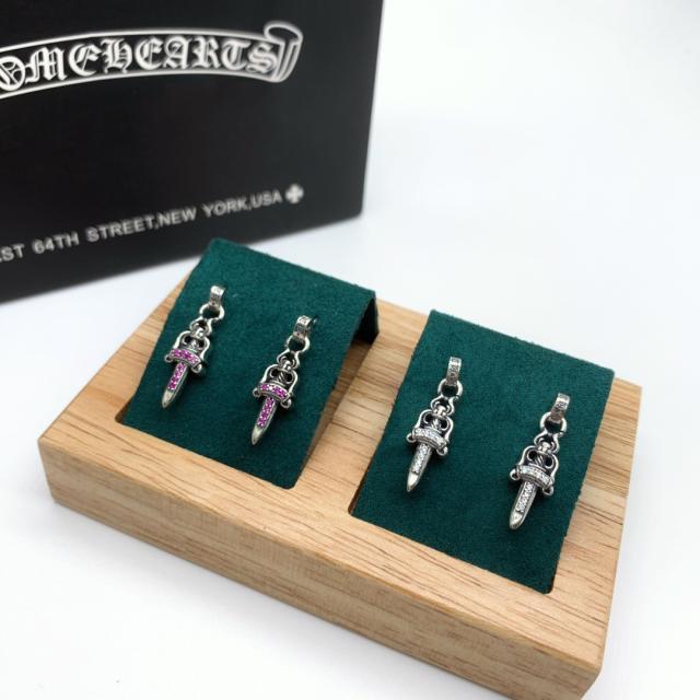 Dagger Sword Dangle Stud Earrings 925 Sterling Silver Gothic Punk  Vintage Designer Luxury Jewelry Accessories Gift