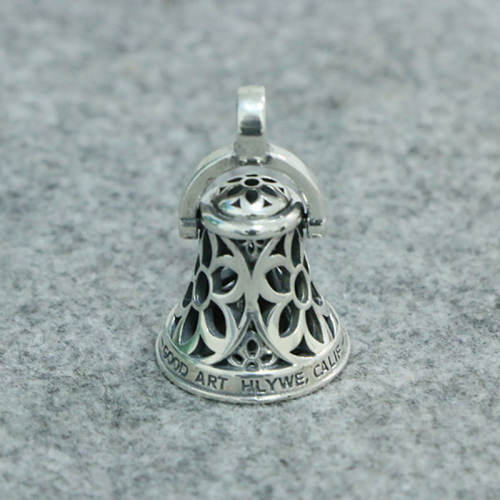 Flower Bell Pendant 925 Sterling Silver Jewelry
