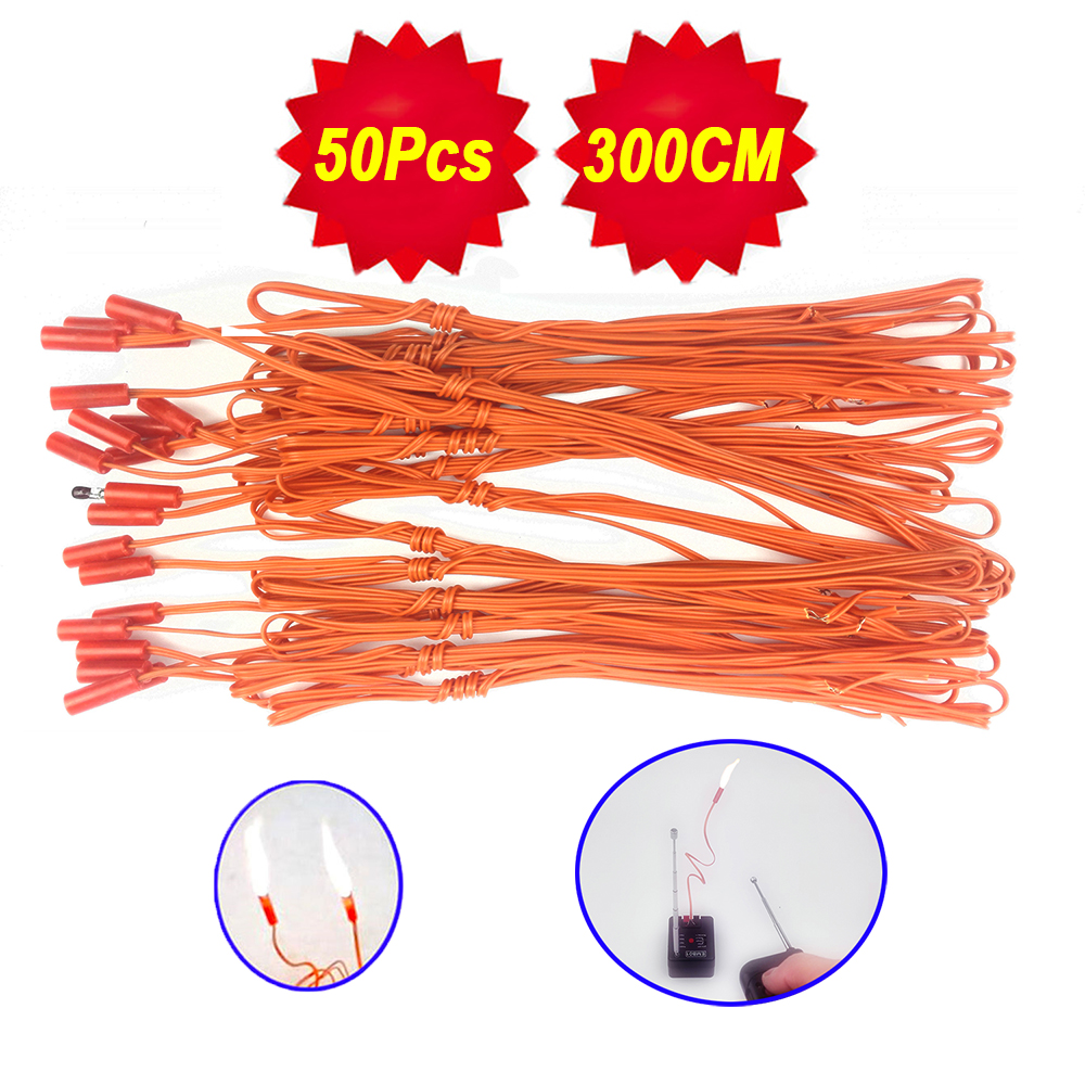 50 pcs/lot 3M Electric Match Wire for Fireworks Firing System