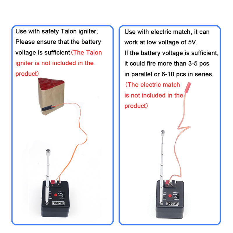 8 Cue Fireworks Firing System EMB01-08R