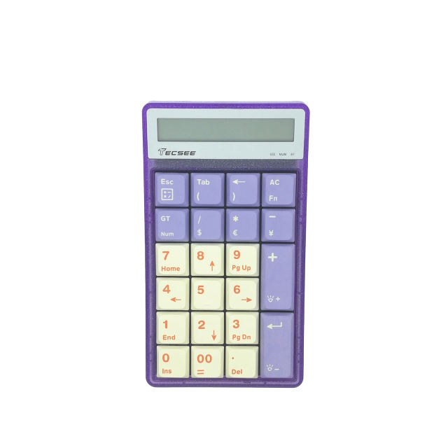 Tecsee Bluetooth Wireless Electronic Calculator Mechanical Keypad