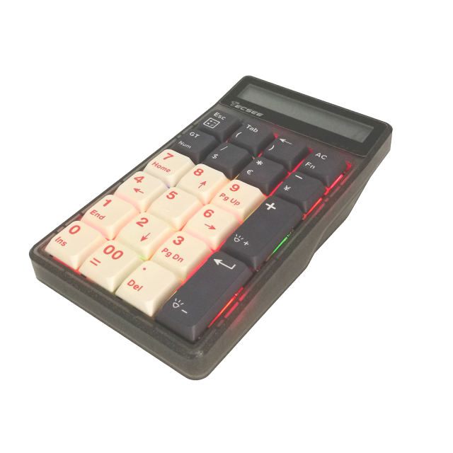 Tecsee Bluetooth Wireless Electronic Calculator Mechanical Keypad