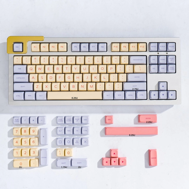 Tecsee DYI Sub  XDA Keycap Cotton Candy In Stock