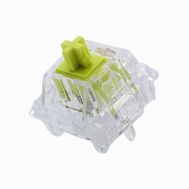 Tecsee Crystal Lemon POM Tactile Stem Metal Pole Switches