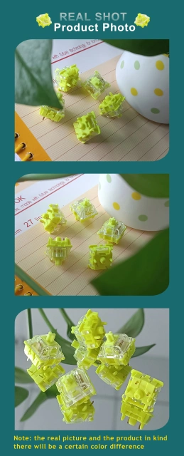 Tecsee Firefly POM Linear Switch Mechanical Keyboard Switch Custom DIY 5PIN RGB SMD Hot-Swap Switches