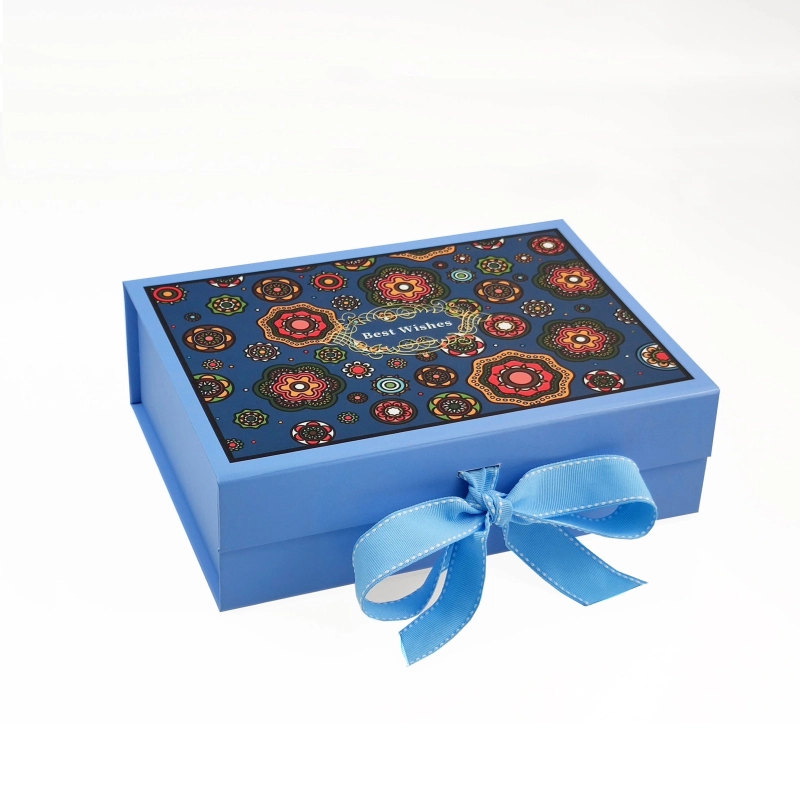 A5 Deep Magnetic Gift Box with ribbon