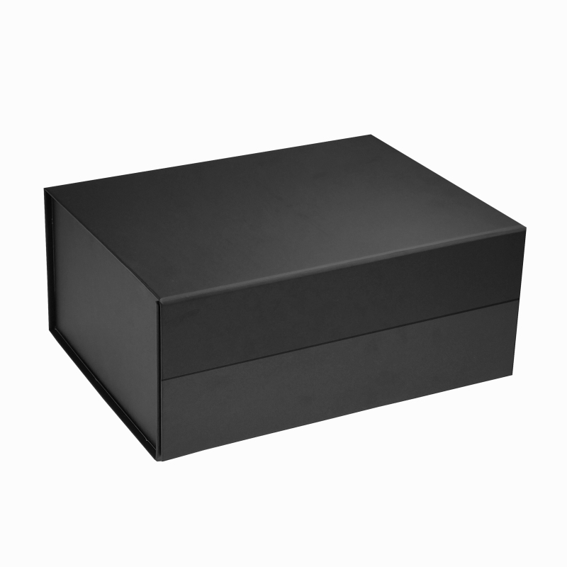 A4 Black Magnetic Gift Box without ribbon