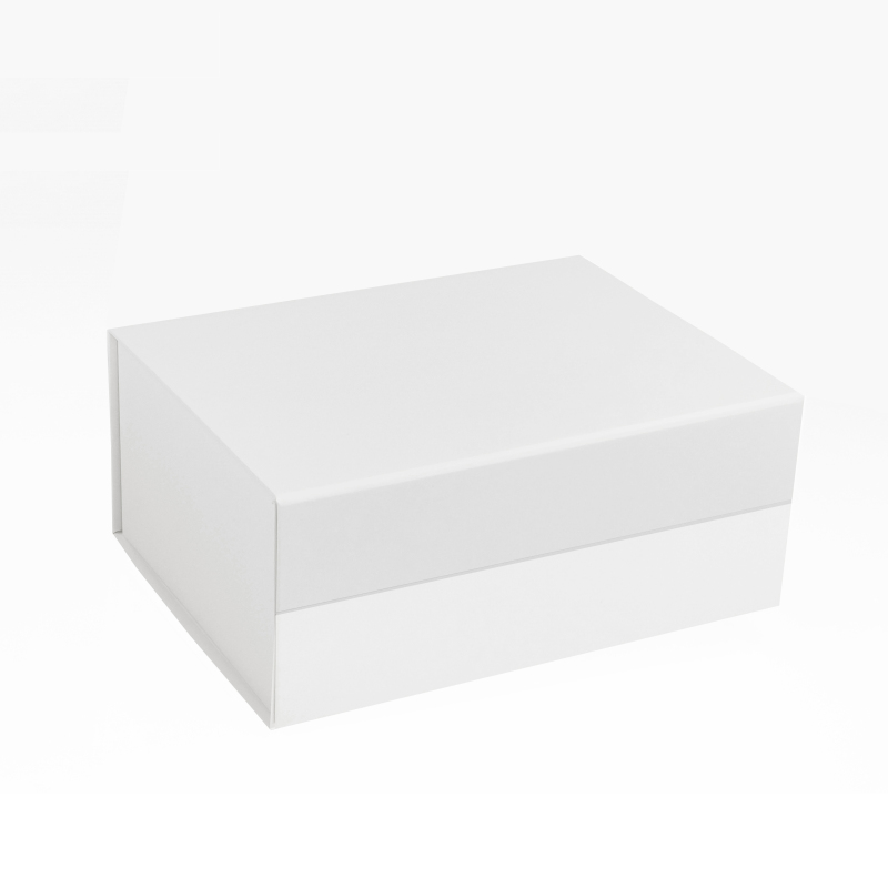 A5 White Magnetic Gift Box without ribbon