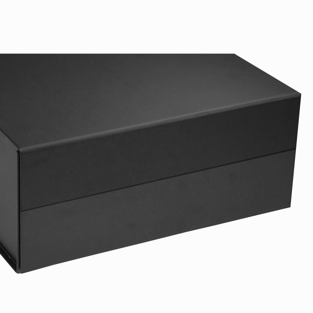A4 Black Magnetic Gift Box without ribbon