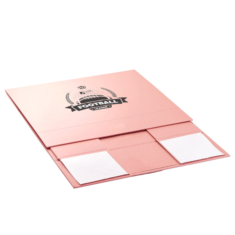 Custom logo on pink magnetic gift box wholesale, deep magnetic gift box wholesale