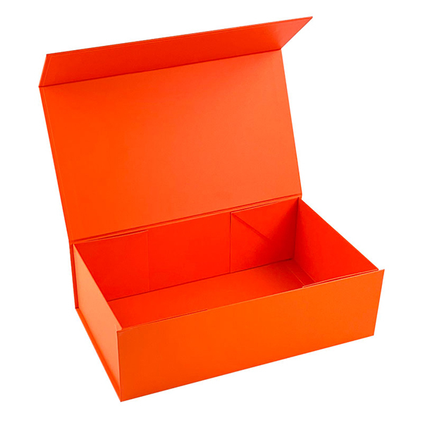 M A4 Deep Orange Magnetic Gift Box