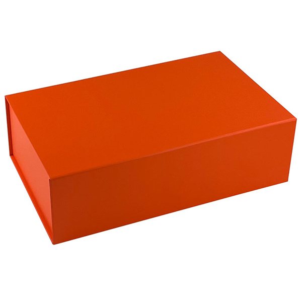 M A4 Deep Orange Magnetic Gift Box