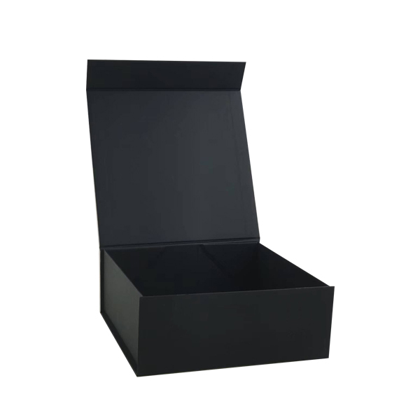 Wholesale M Square Shallow Black Magnetic Gift Box