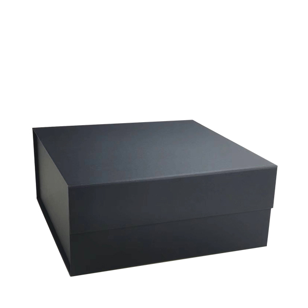 Wholesale L Square Deep Black Magnetic Gift Box