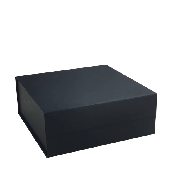 Wholesale M Square Shallow Black Magnetic Gift Box