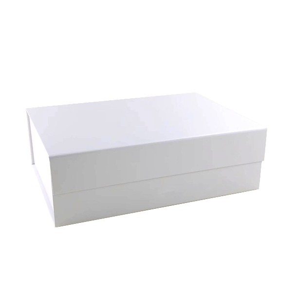 Wholesale A4 Deep White Magnetic Gift Box