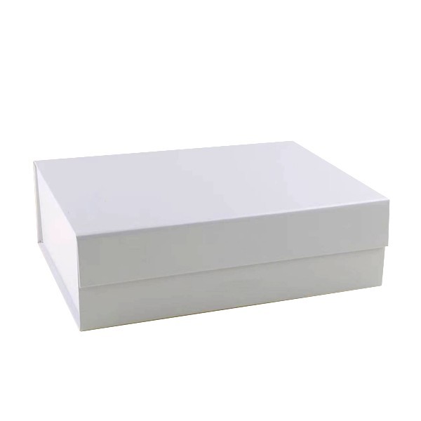 Wholesale A5 Shallow White Magnetic Gift Box