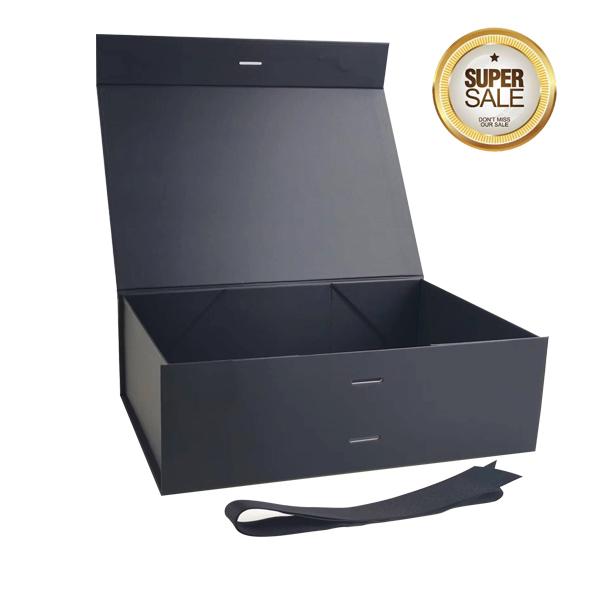 Wholesale A4 Deep Black Magnetic Gift Box