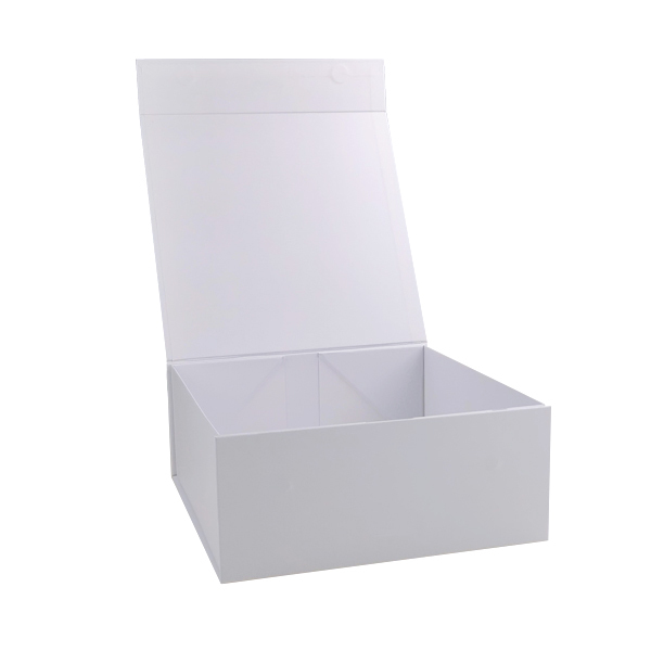 Wholesale L Square Deep White Magnetic Gift Box