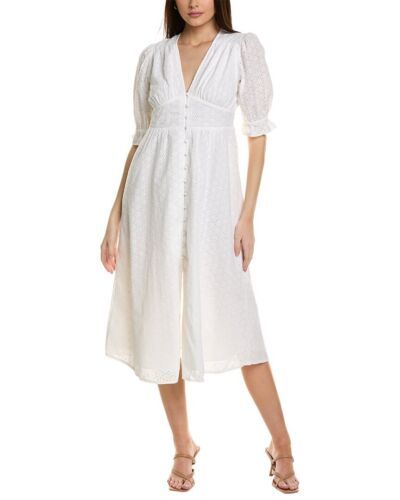 Boden Broderie Midi Tea Dress