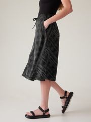 ATHLETA Arrival Skirt Women's plus size 22 Amara Stripe Black #586898
