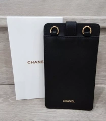 Chanel Coco Crush Phone Bag (Black)