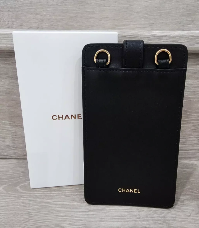 Chanel Coco Crush Phone Bag (Black)