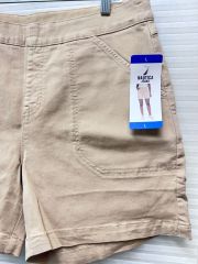 Nautica Jeans Ladies' L Pull-On Stretch Soft Chino Shorts High Rise