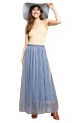 ladies skirt elastic lined long skirt women lined skirt summer skirt long skirt