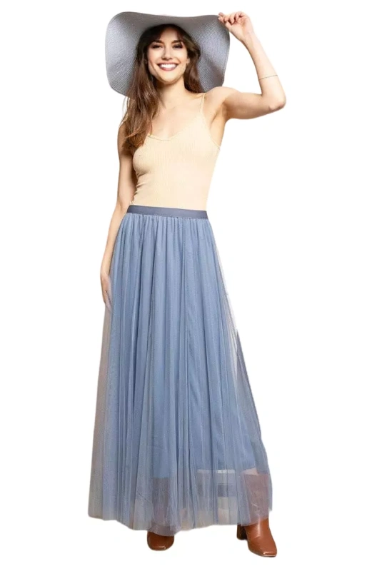 ladies skirt elastic lined long skirt women lined skirt summer skirt long skirt