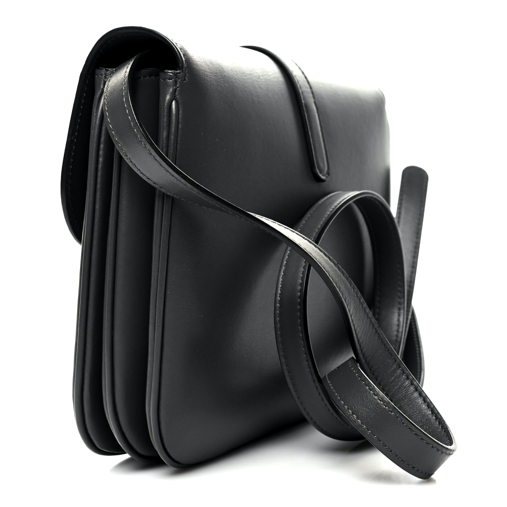 Celine Women's Black Medium Tabou Smooth Leather Shoulder Purse Bag