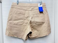 Nautica Jeans Ladies' L Pull-On Stretch Soft Chino Shorts High Rise