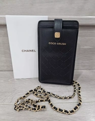Chanel Coco Crush Phone Bag (Black)