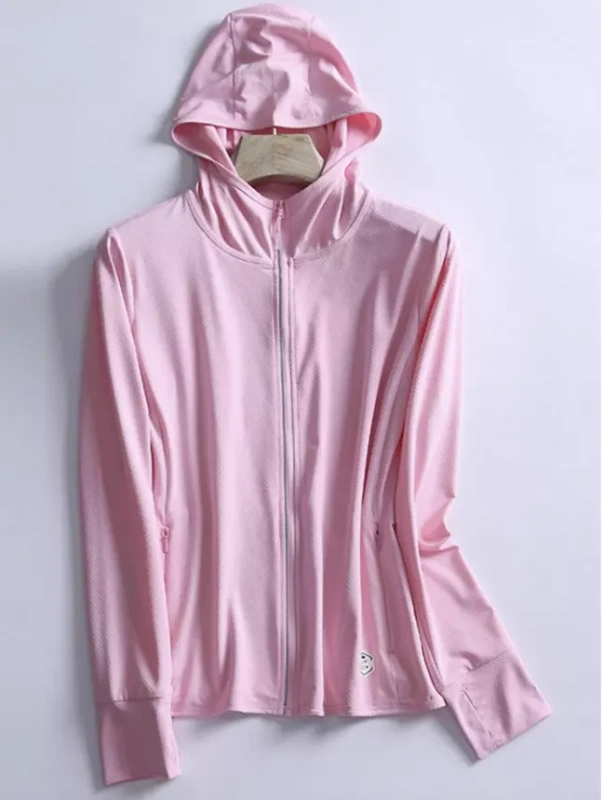 Ladies' UPF 50+sports jacket, sun protection, full zipper, long sleeved hiking shirt